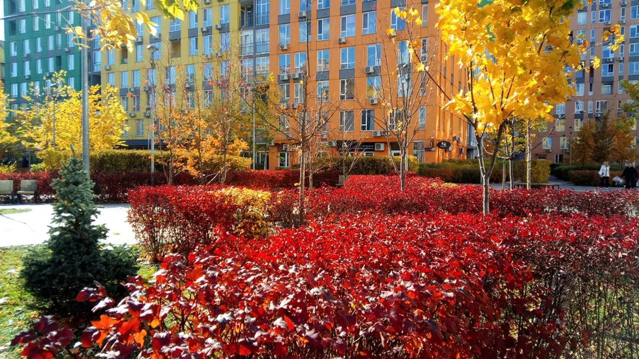 Positive Smile Studio Apartment In The Colorful Comfort Town Residental Complex. Kt-06. Kiev Extérieur photo
